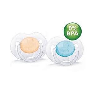 Philips Avent BPA Silikon Yalancı Emzik Şeffaf İkili